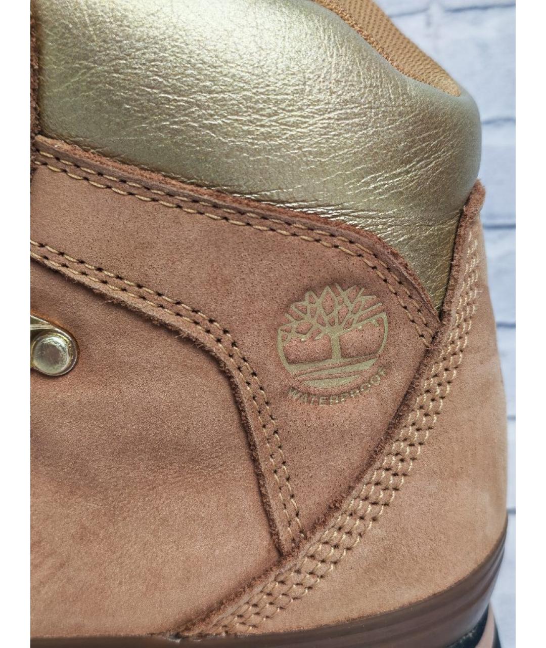 TIMBERLAND Оранжевые нубуковые ботинки, фото 6