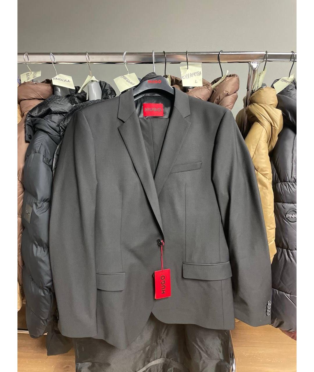 HUGO BOSS Черный классический костюм, фото 5