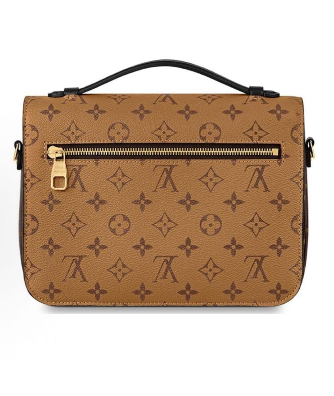 LOUIS VUITTON Коричневая сумка через плечо из канвы, фото 3