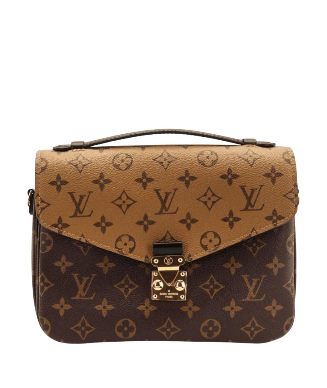 LOUIS VUITTON Коричневая сумка через плечо из канвы, фото 1