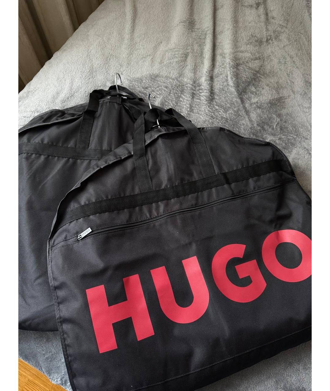 HUGO Черный классический костюм, фото 5