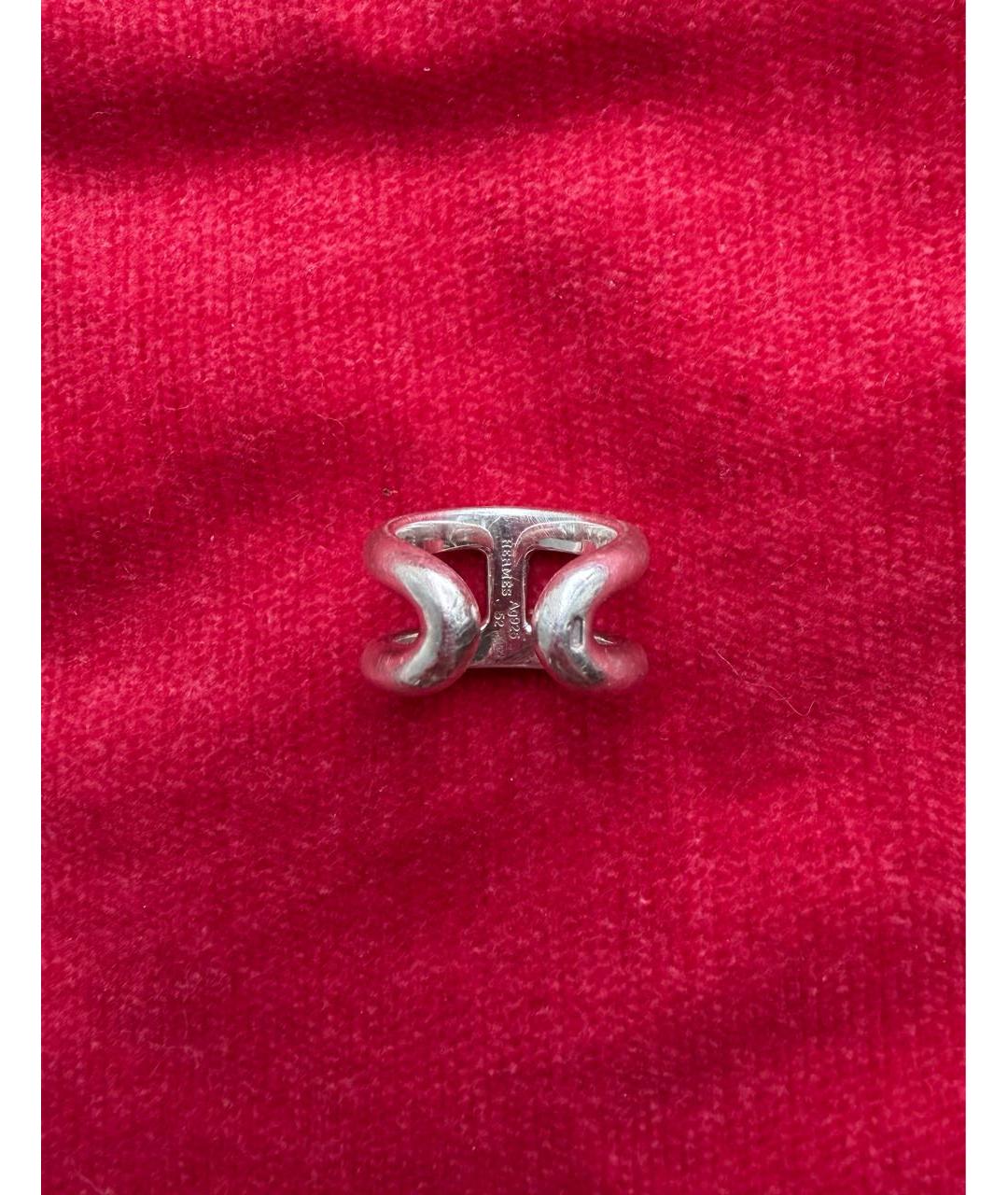 HERMES Серебряное серебряное кольцо, фото 3