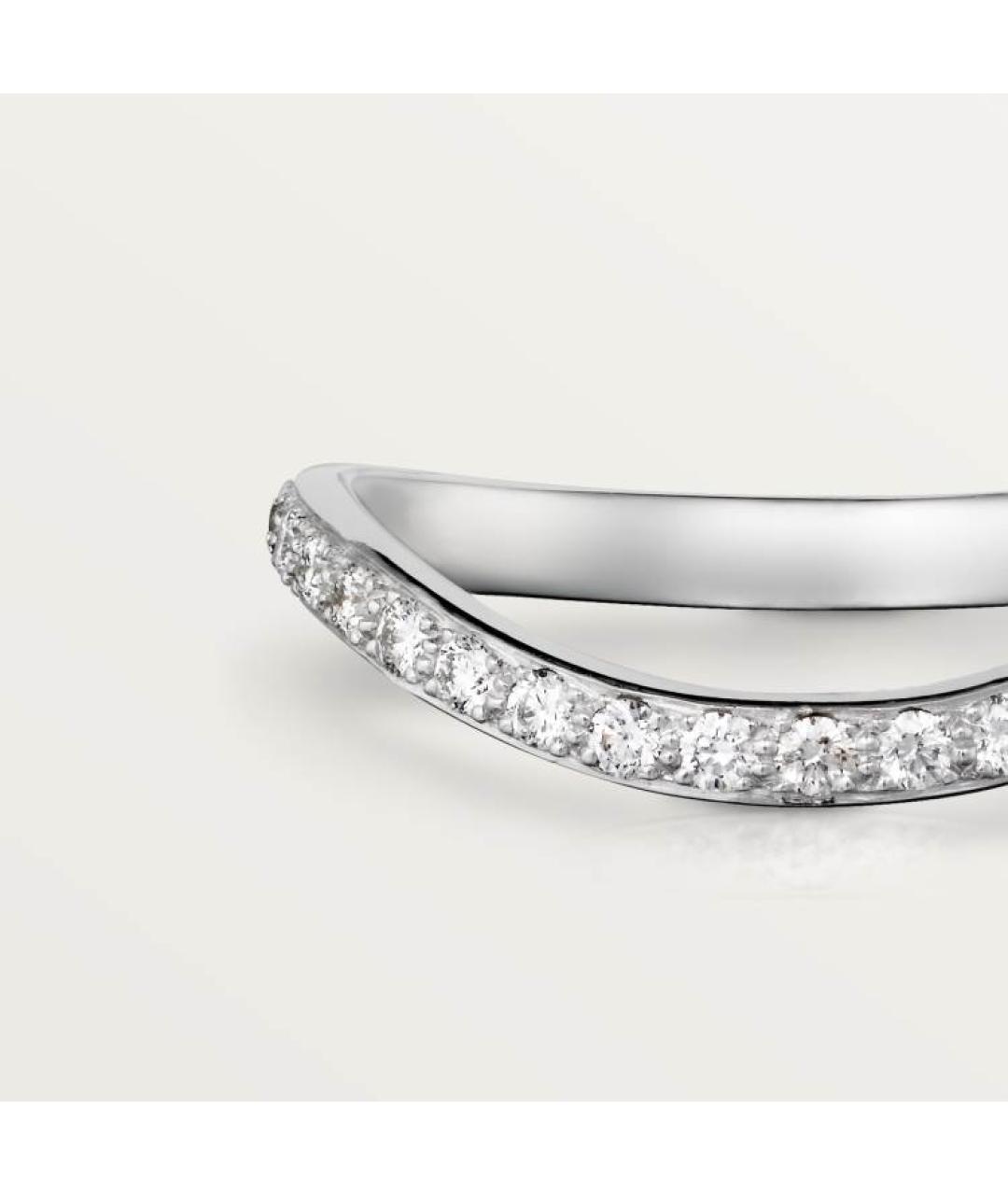 CARTIER Серебряное платиновое кольцо, фото 3