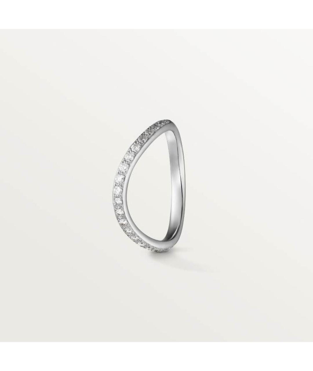 CARTIER Серебряное платиновое кольцо, фото 2