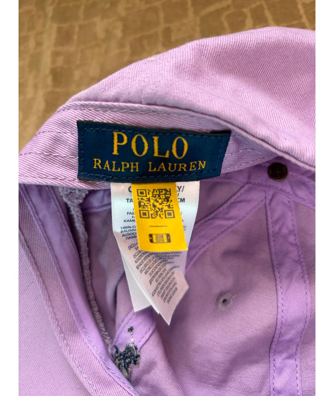 POLO RALPH LAUREN Фиолетовая кепка, фото 3