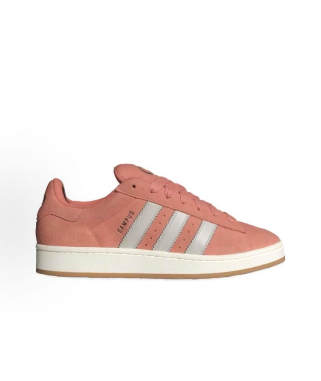 ADIDAS Коралловые замшевые низкие кроссовки / кеды, фото 6