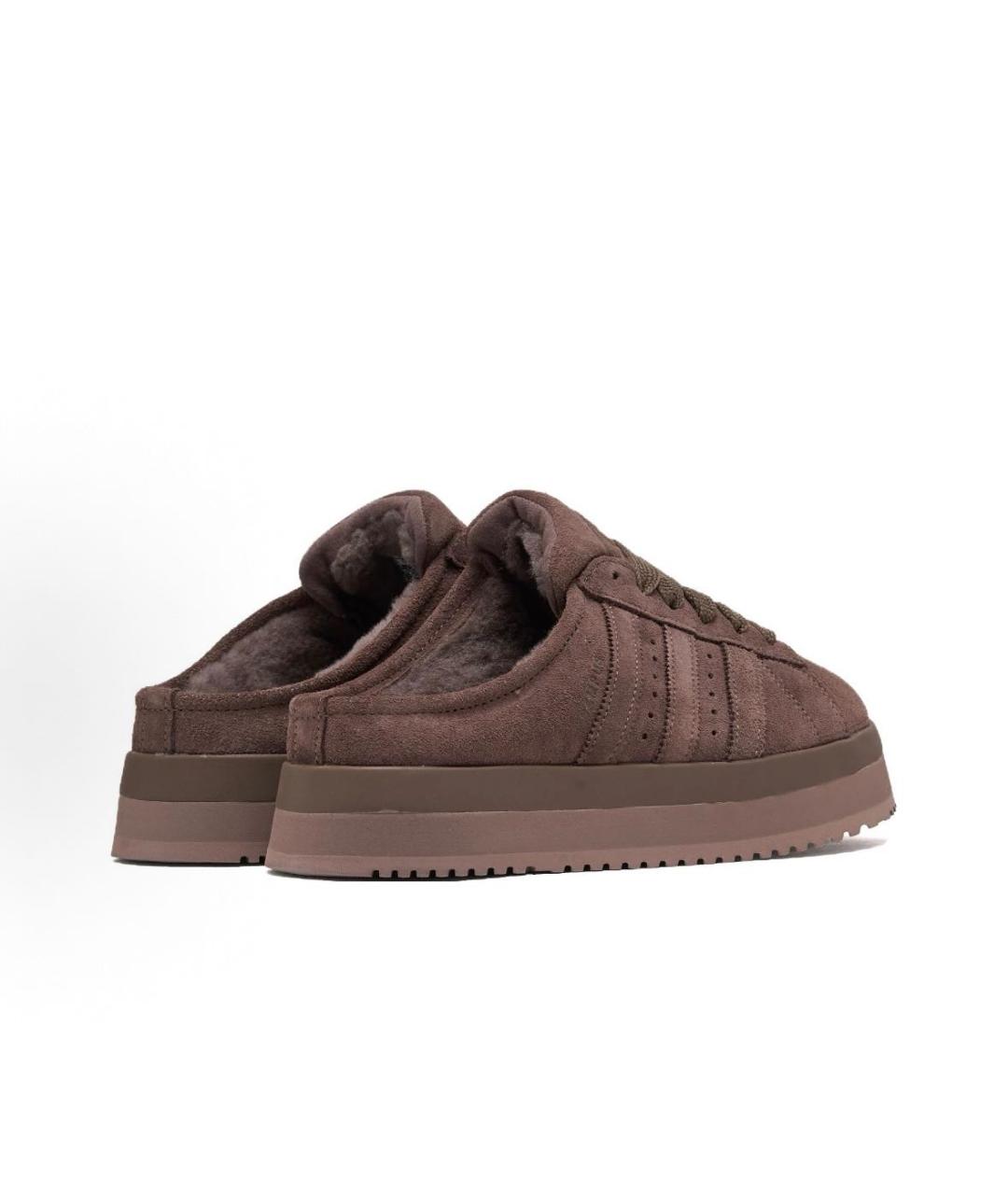 ADIDAS Коричневые замшевые низкие кроссовки / кеды, фото 3