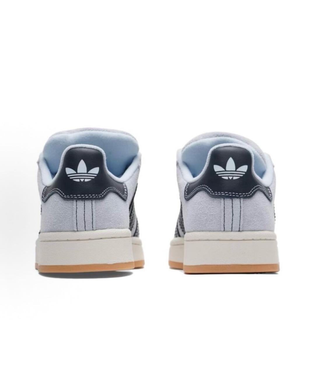 ADIDAS Голубые замшевые низкие кроссовки / кеды, фото 3