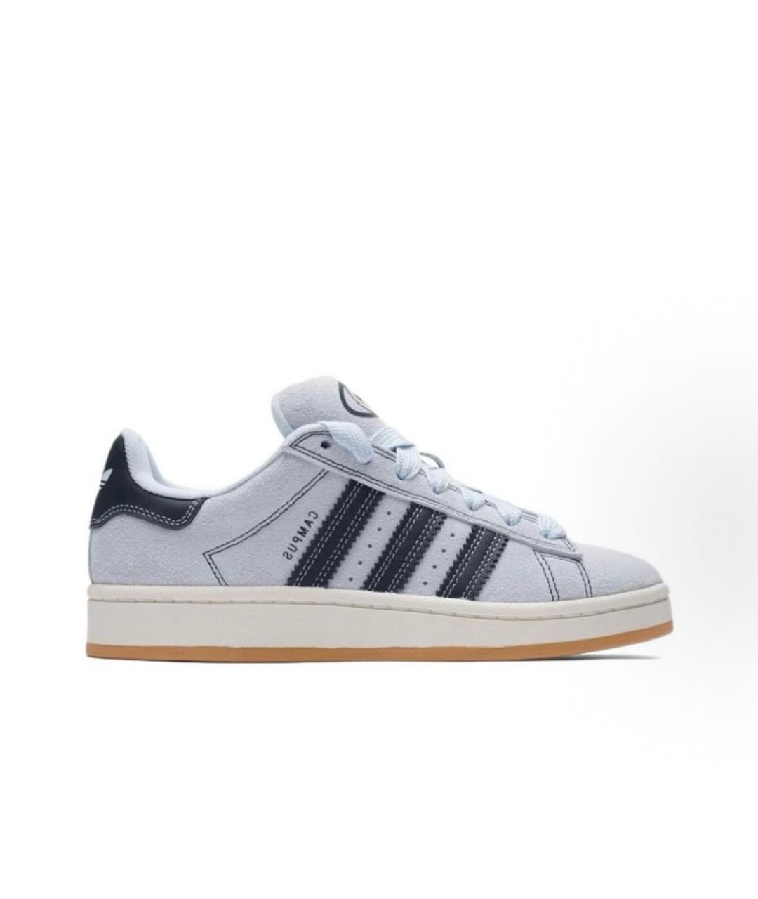 ADIDAS Голубые замшевые низкие кроссовки / кеды, фото 5