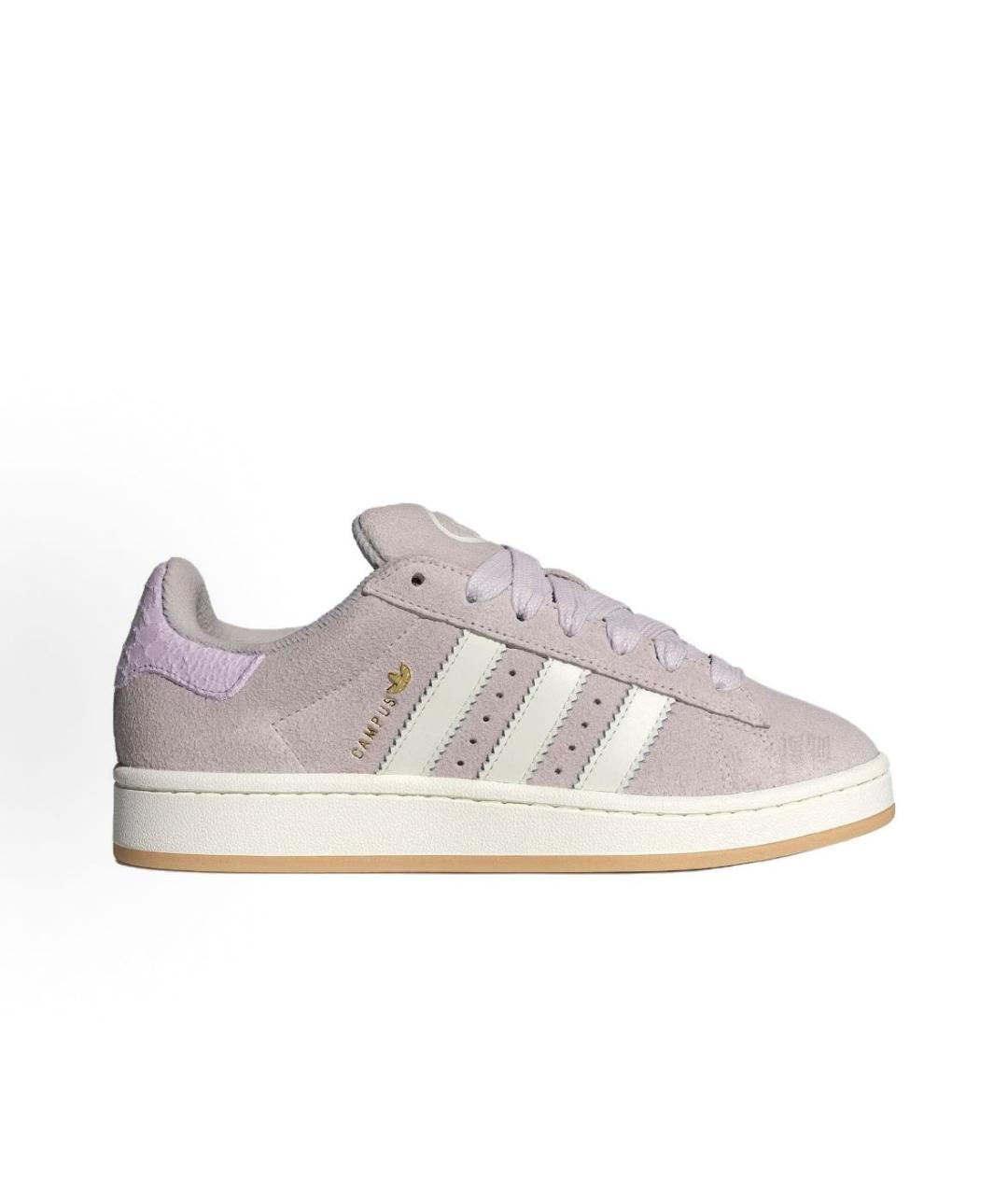 ADIDAS Фиолетовые замшевые низкие кроссовки / кеды, фото 7