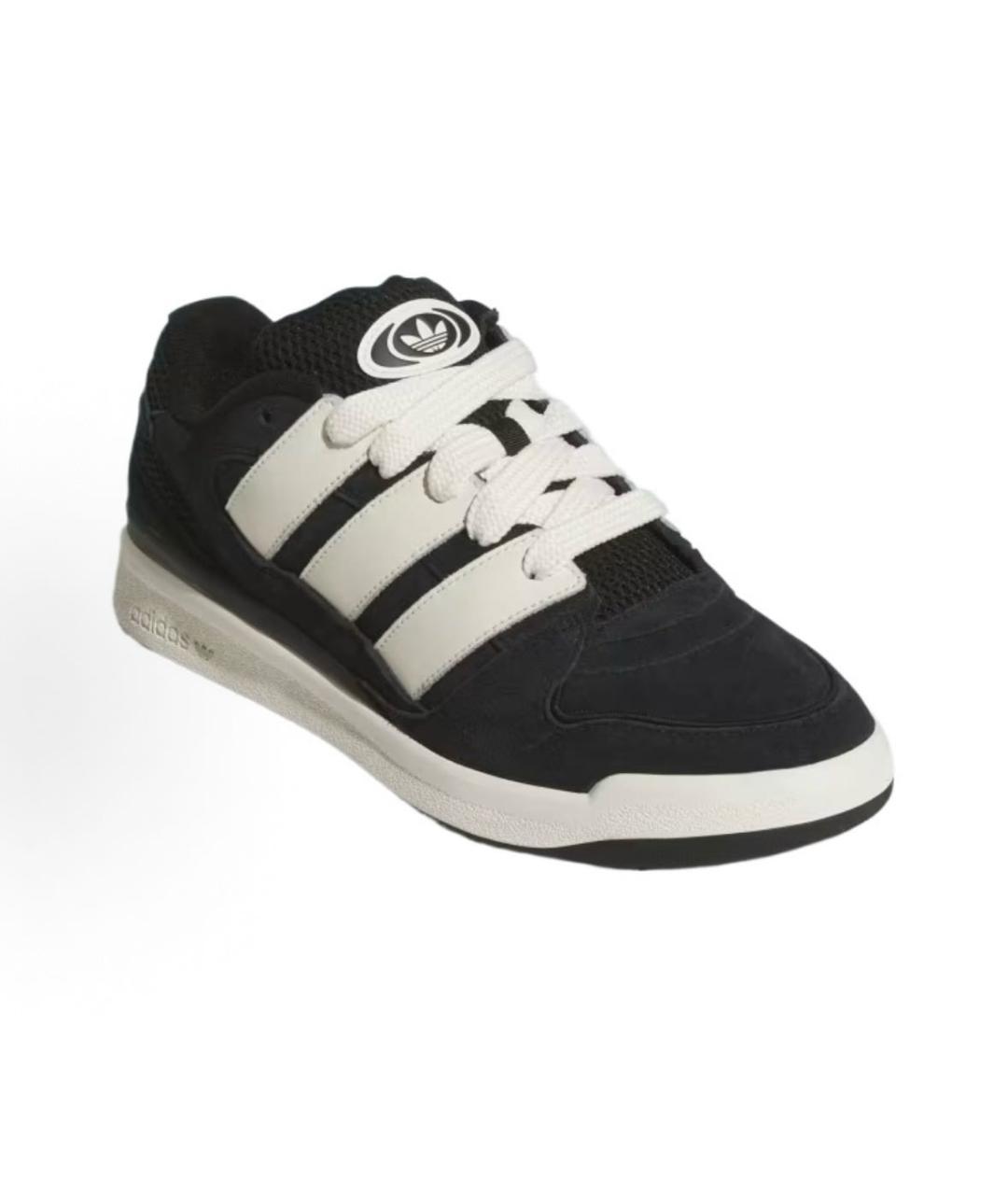 ADIDAS Черные замшевые низкие кроссовки / кеды, фото 3