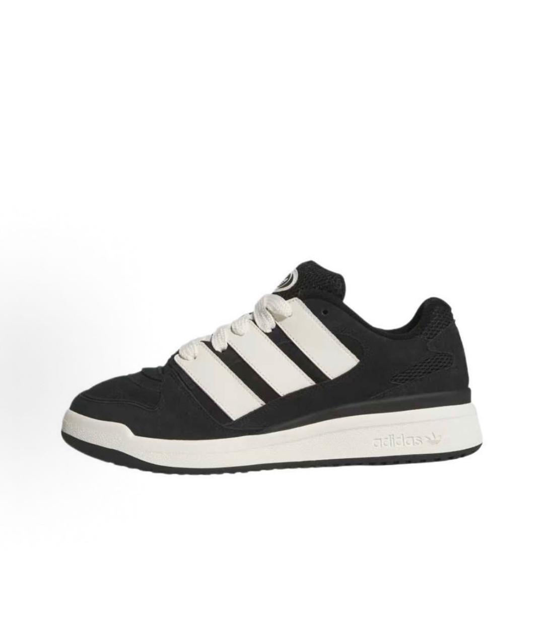 ADIDAS Черные замшевые низкие кроссовки / кеды, фото 2