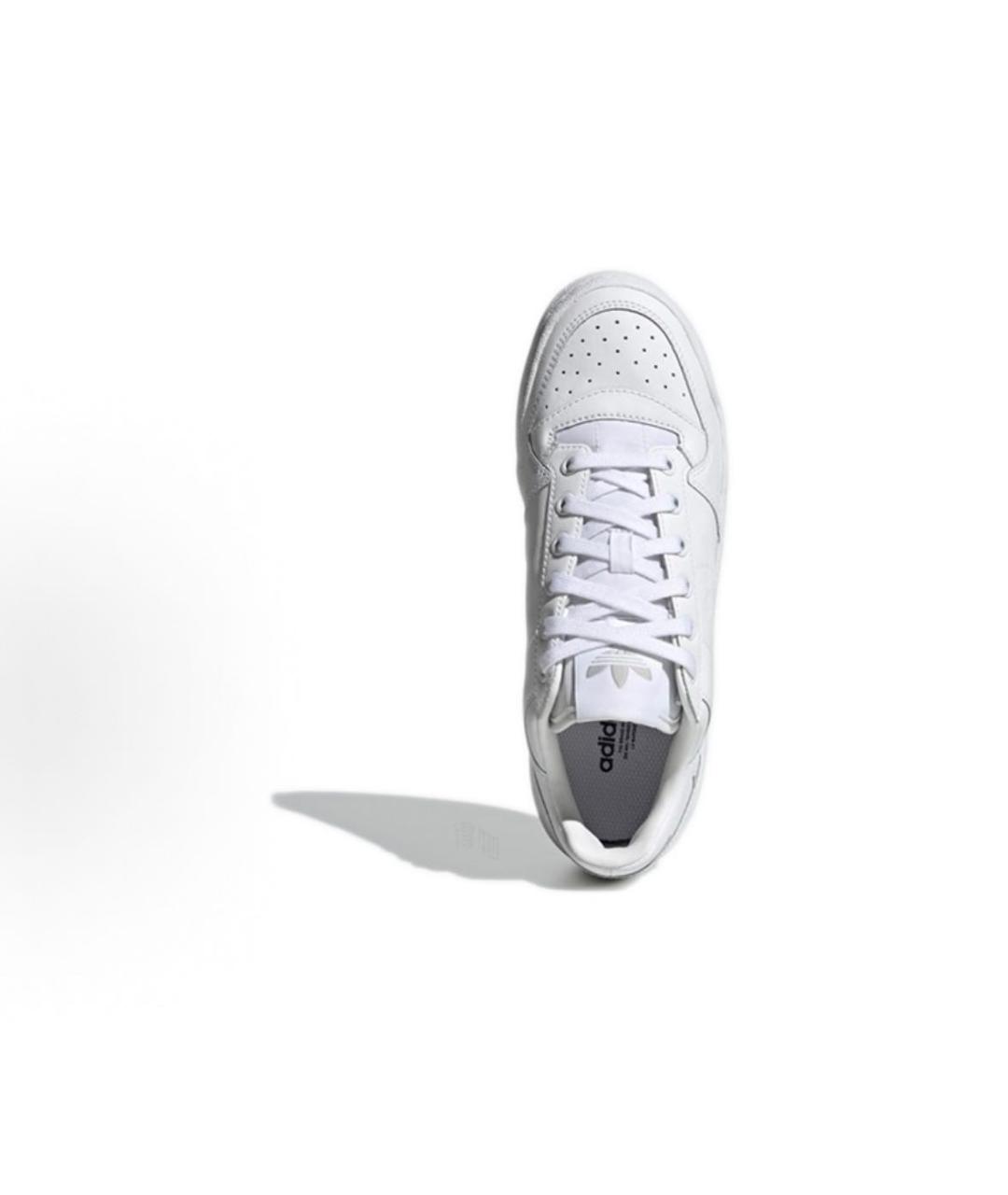 ADIDAS Белые кожаные низкие кроссовки / кеды, фото 5