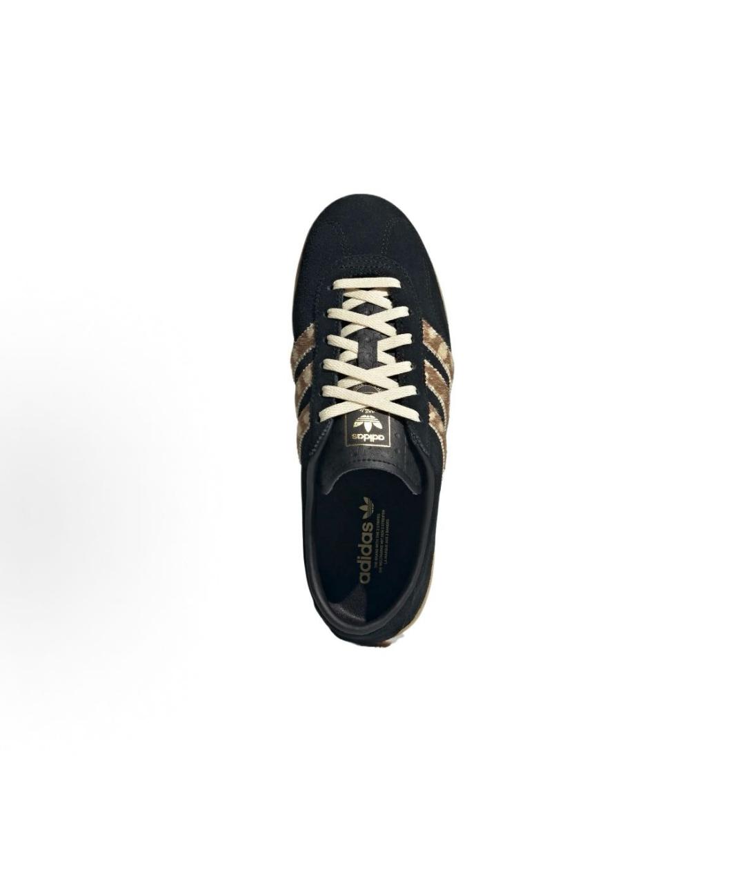 ADIDAS Черные замшевые низкие кроссовки / кеды, фото 4