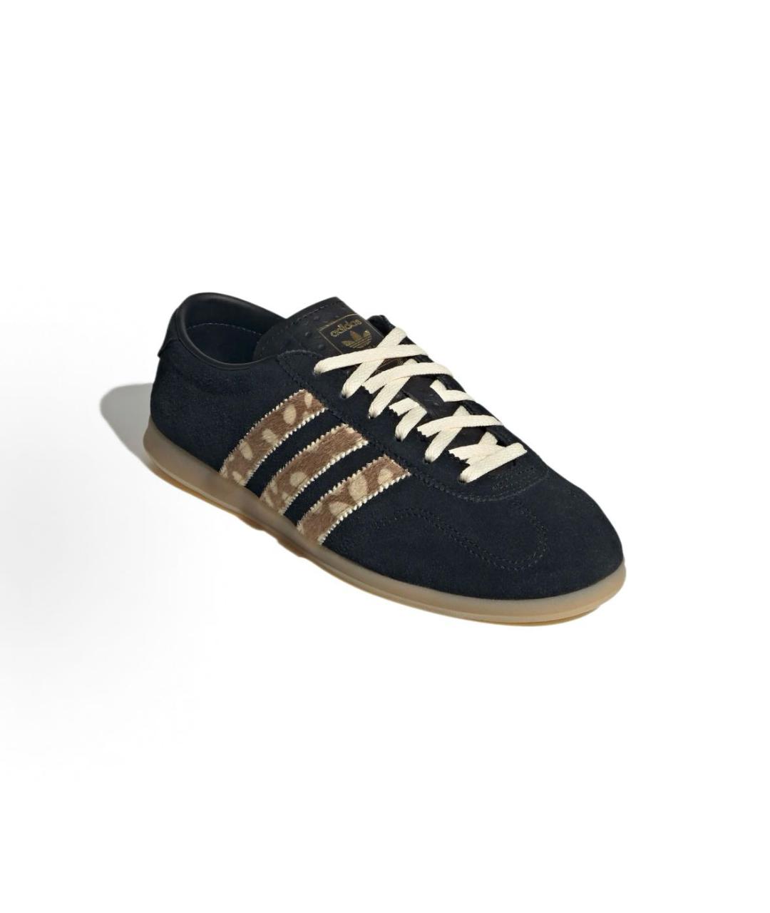 ADIDAS Черные замшевые низкие кроссовки / кеды, фото 2