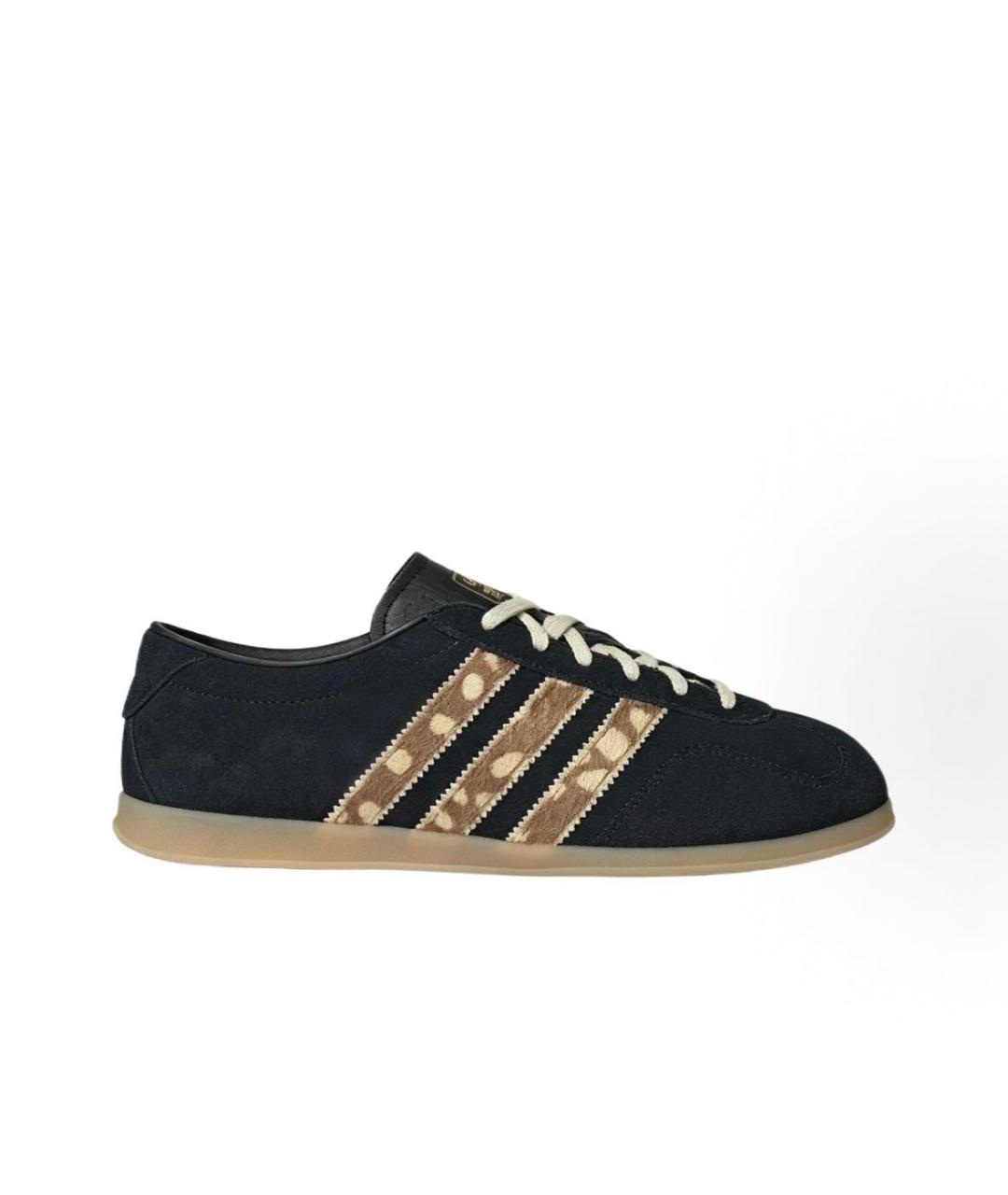 ADIDAS Черные замшевые низкие кроссовки / кеды, фото 6