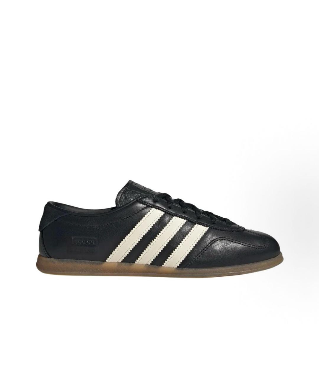 ADIDAS Черные кожаные низкие кроссовки / кеды, фото 5