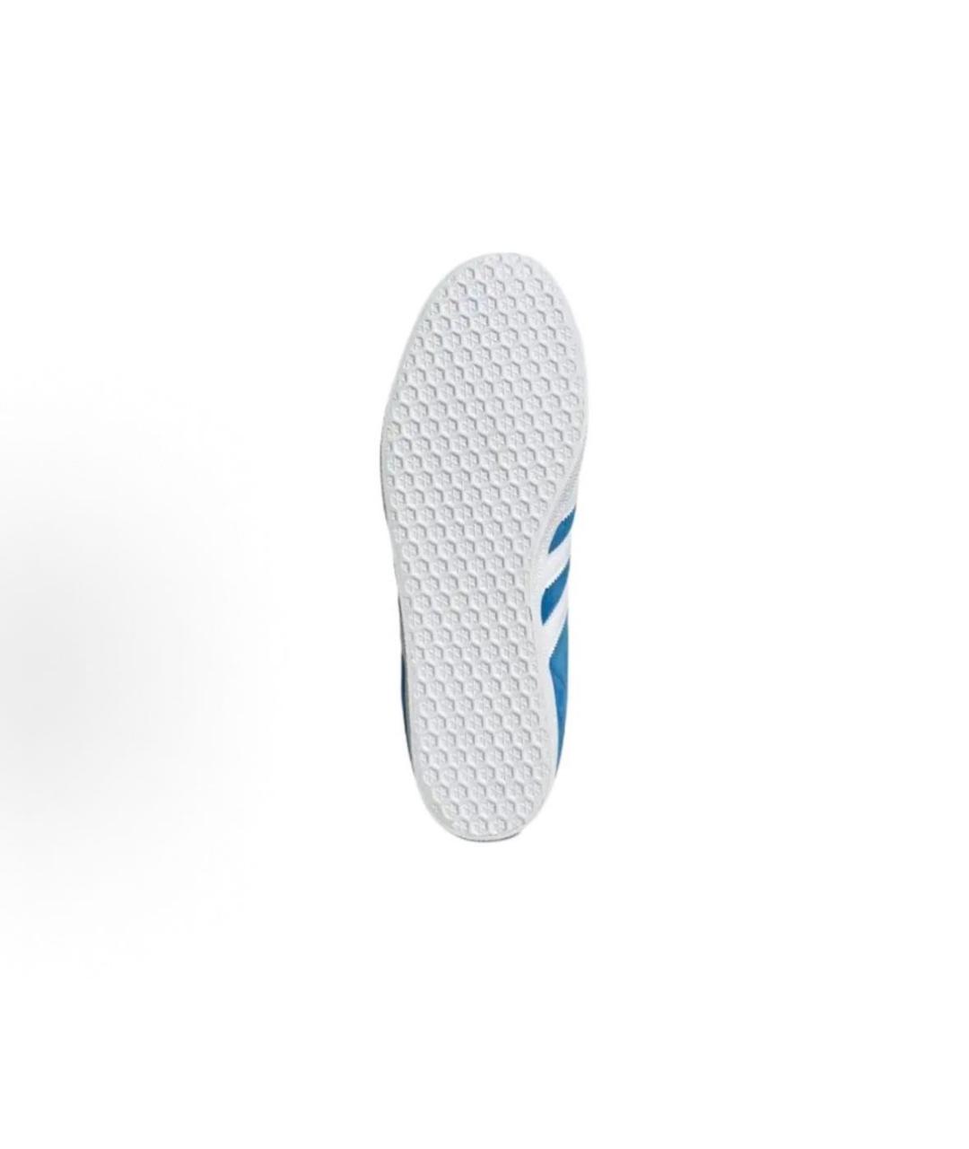ADIDAS Синие замшевые низкие кроссовки / кеды, фото 4