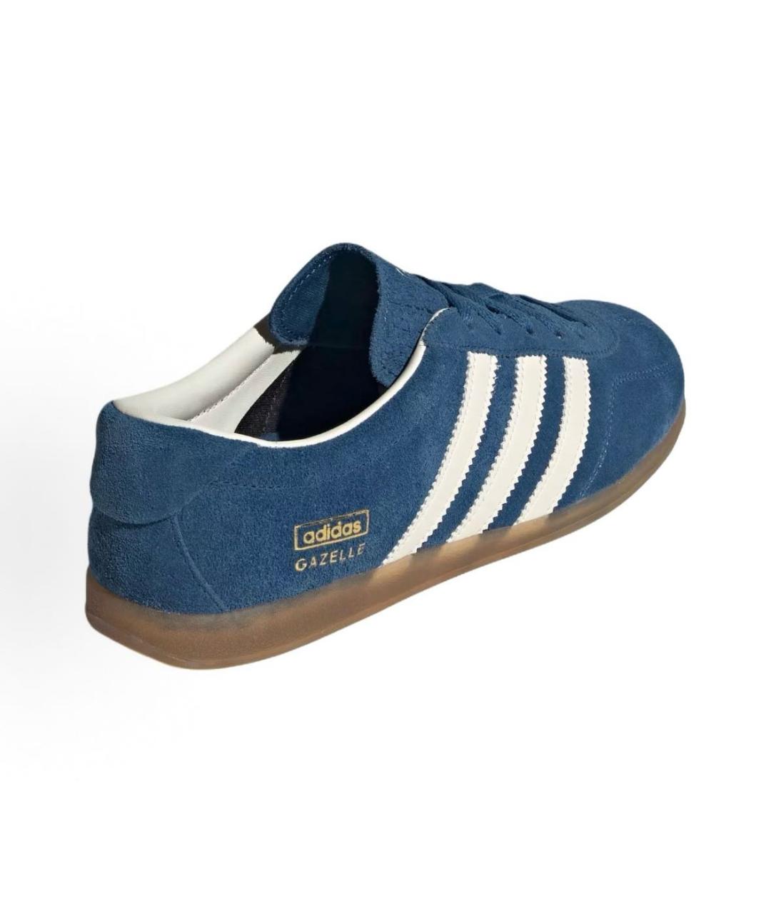 ADIDAS Синие замшевые низкие кроссовки / кеды, фото 3