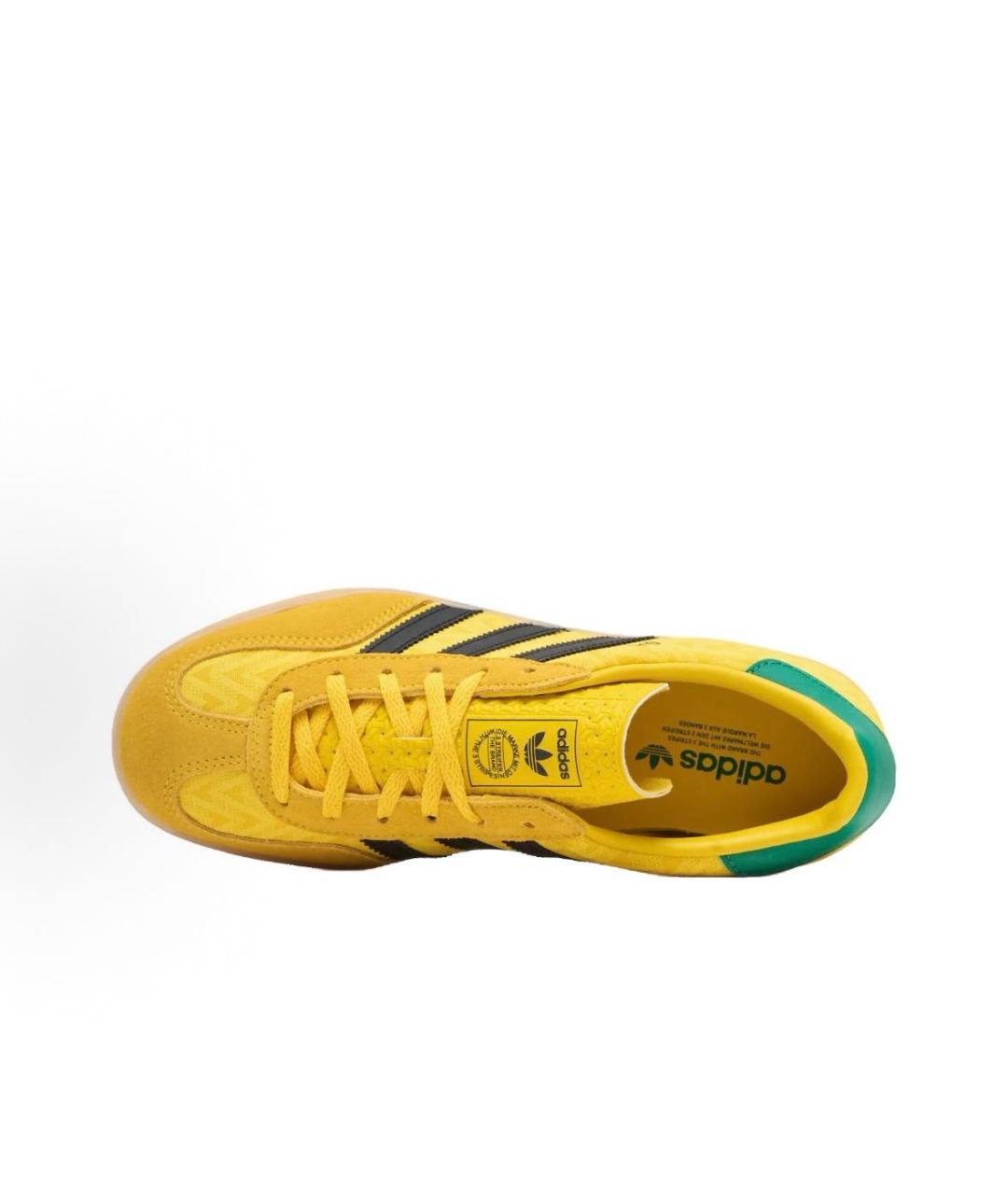 ADIDAS Желтые текстильные низкие кроссовки / кеды, фото 5