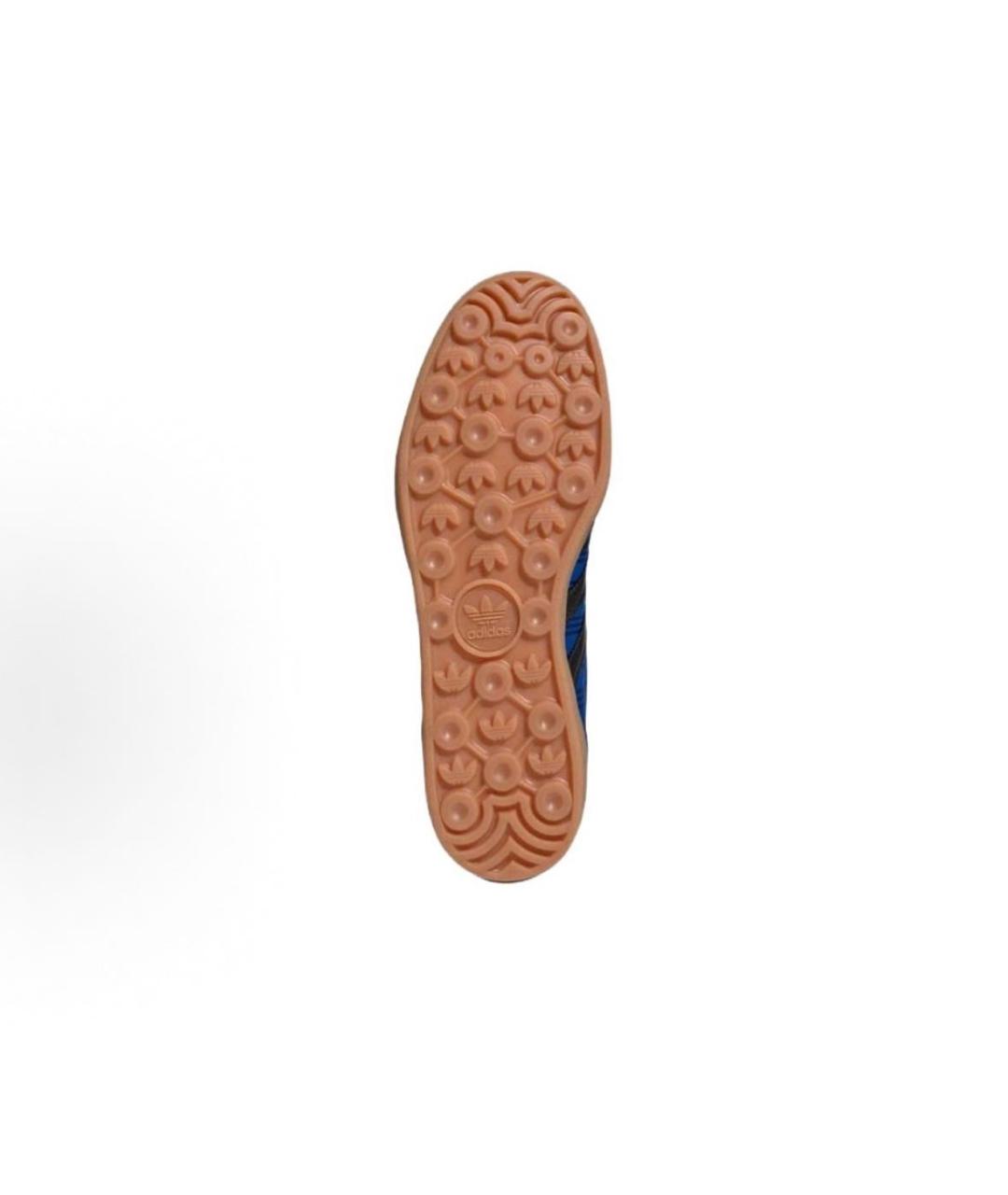 ADIDAS Синие текстильные низкие кроссовки / кеды, фото 4