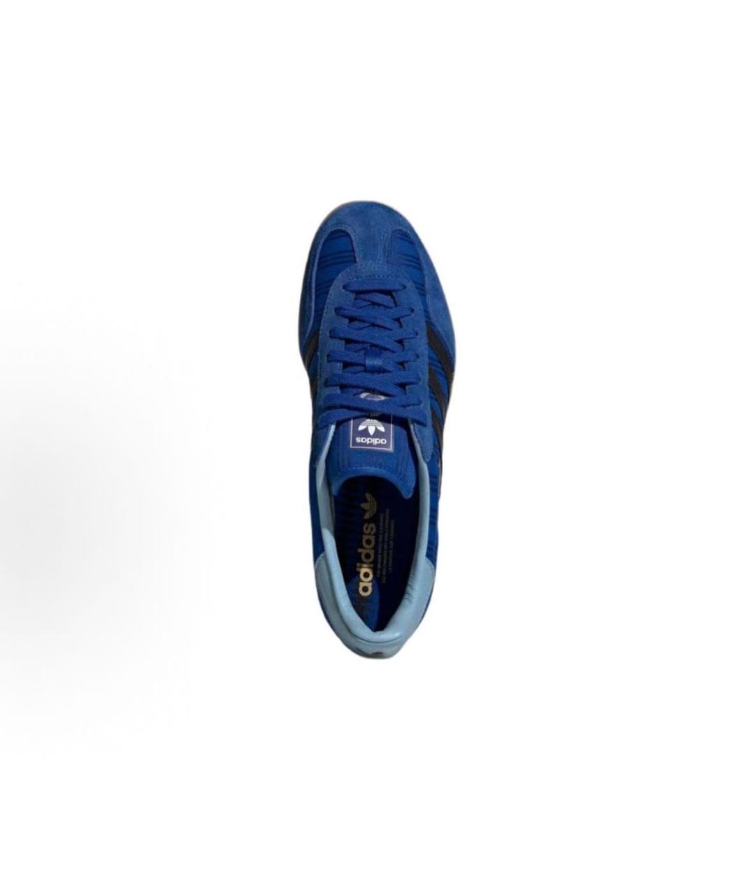 ADIDAS Синие текстильные низкие кроссовки / кеды, фото 3