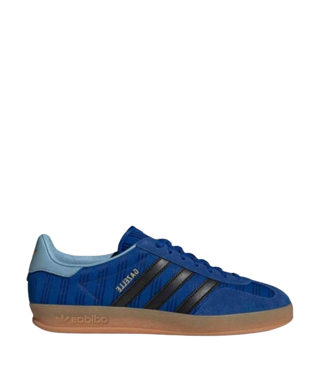 ADIDAS Синие текстильные низкие кроссовки / кеды, фото 1
