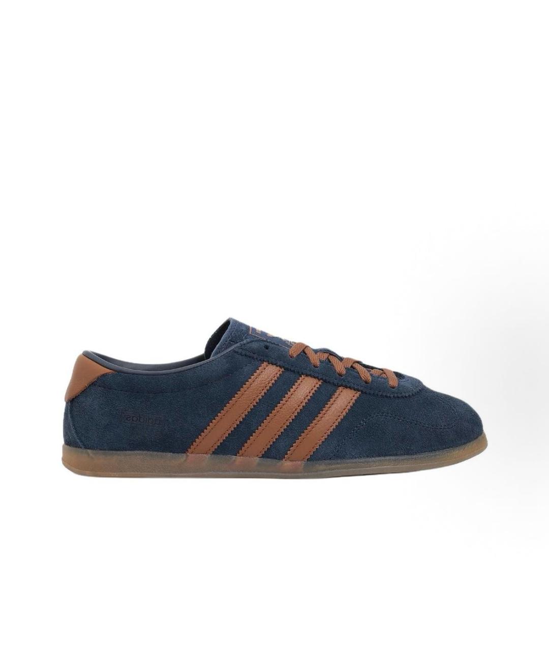 ADIDAS Темно-синие замшевые низкие кроссовки / кеды, фото 5