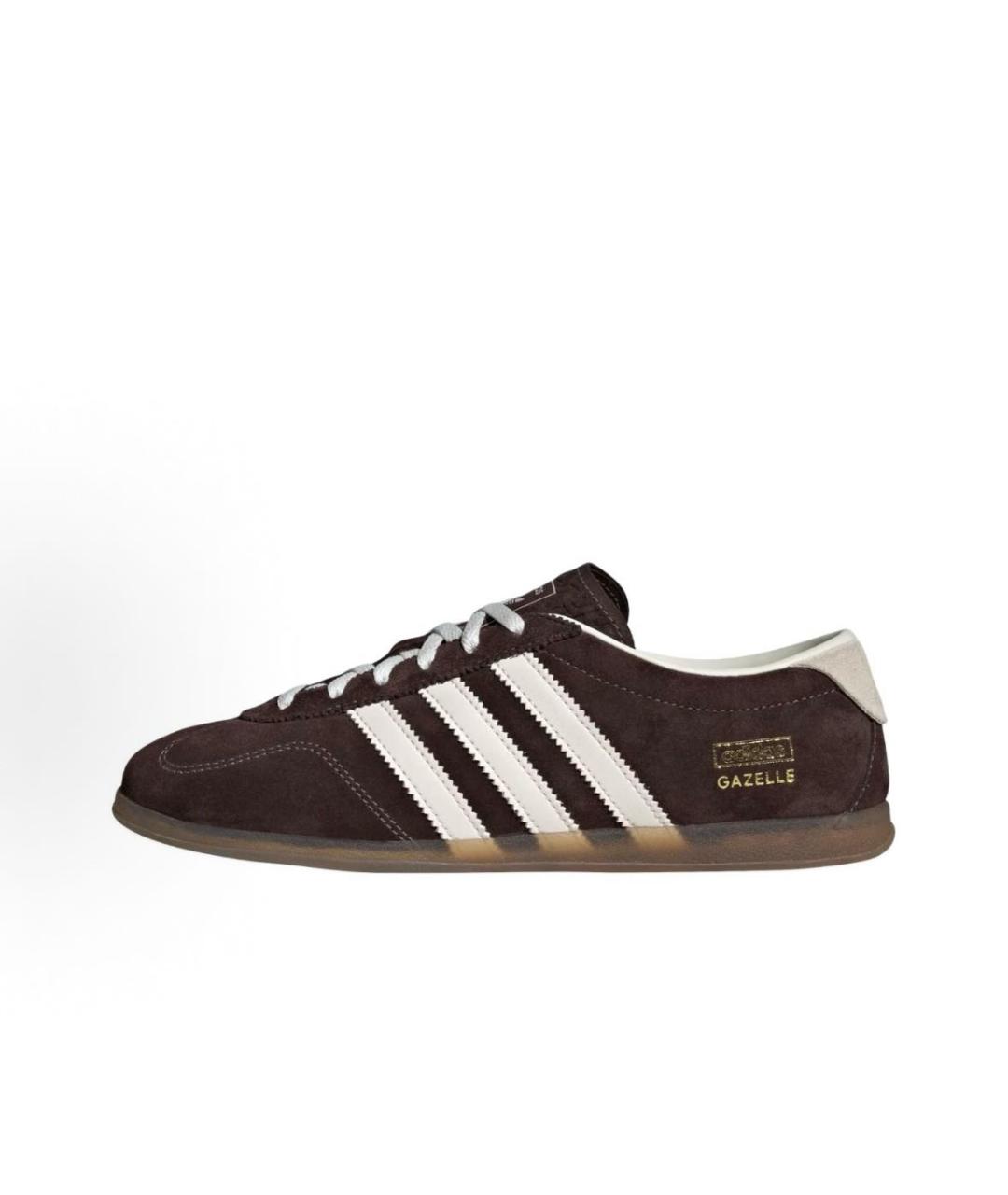 ADIDAS Коричневые замшевые низкие кроссовки / кеды, фото 2