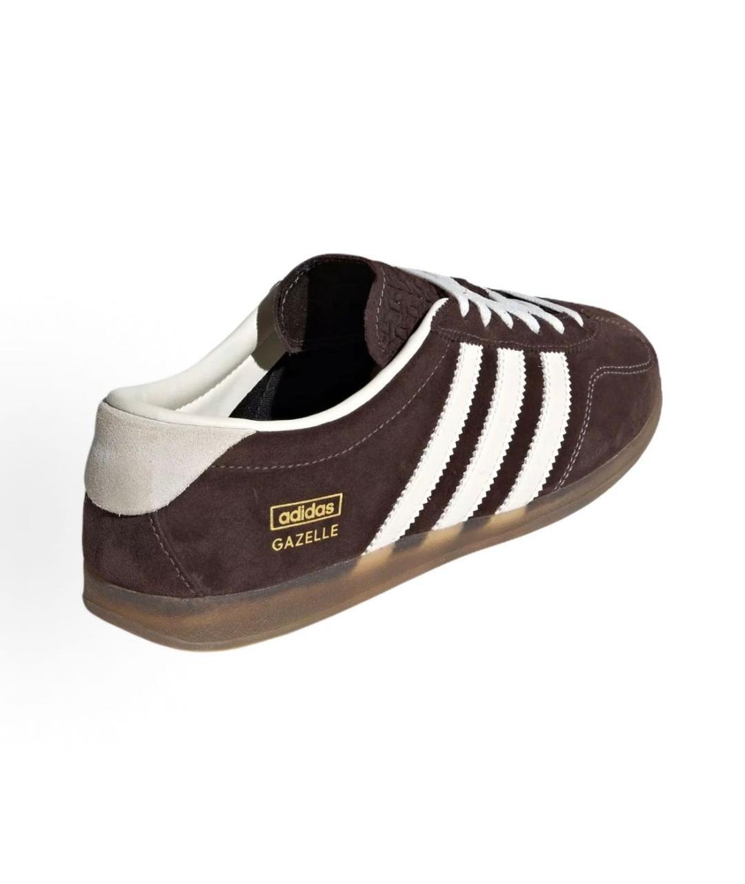 ADIDAS Коричневые замшевые низкие кроссовки / кеды, фото 5