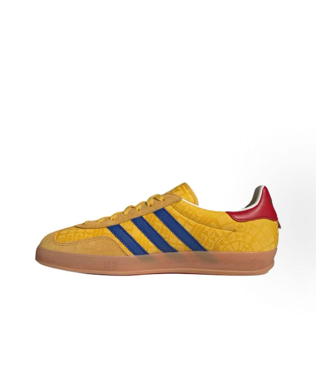ADIDAS Горчичные текстильные низкие кроссовки / кеды, фото 2
