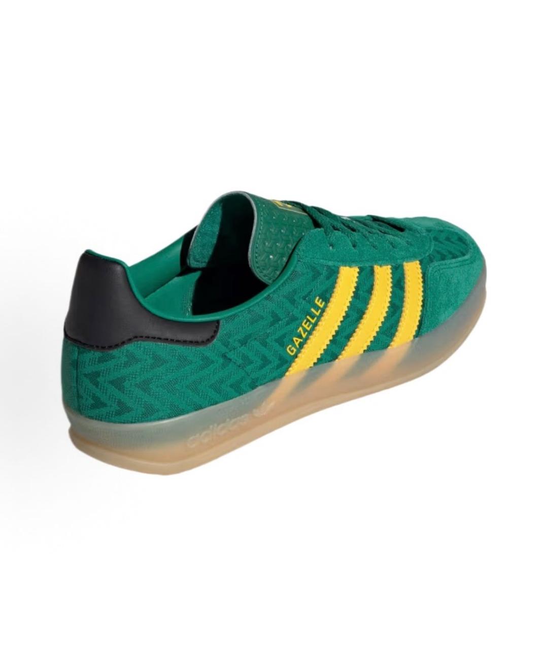 ADIDAS Зеленые текстильные низкие кроссовки / кеды, фото 3