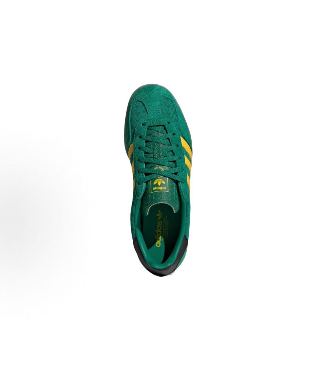 ADIDAS Зеленые текстильные низкие кроссовки / кеды, фото 4