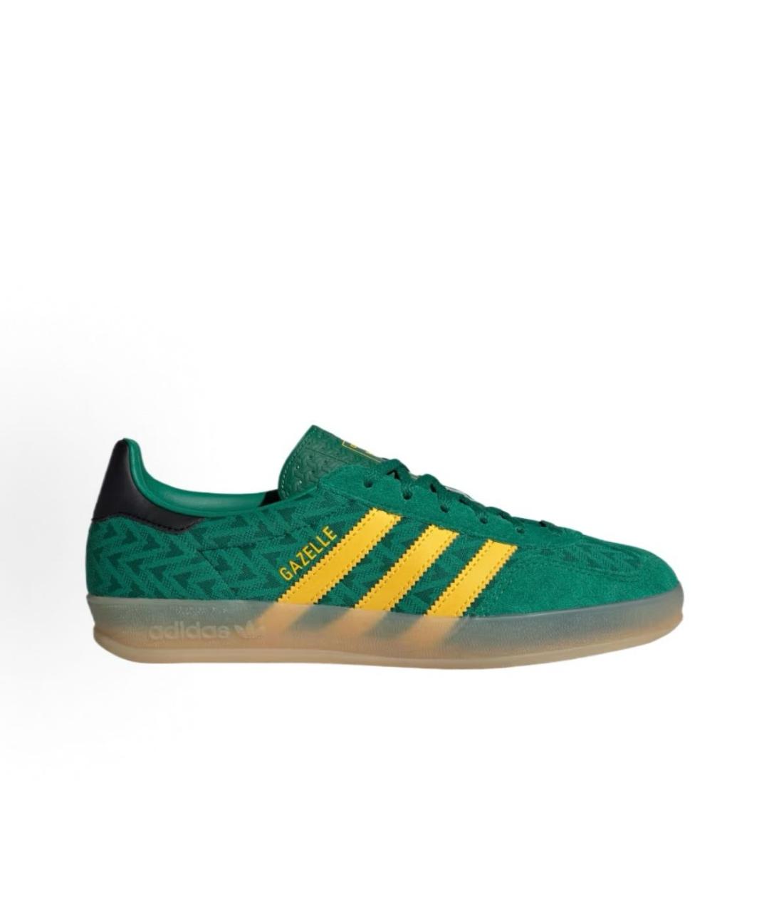 ADIDAS Зеленые текстильные низкие кроссовки / кеды, фото 6