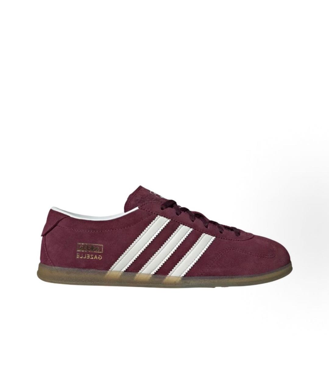 ADIDAS Бордовые замшевые низкие кроссовки / кеды, фото 6