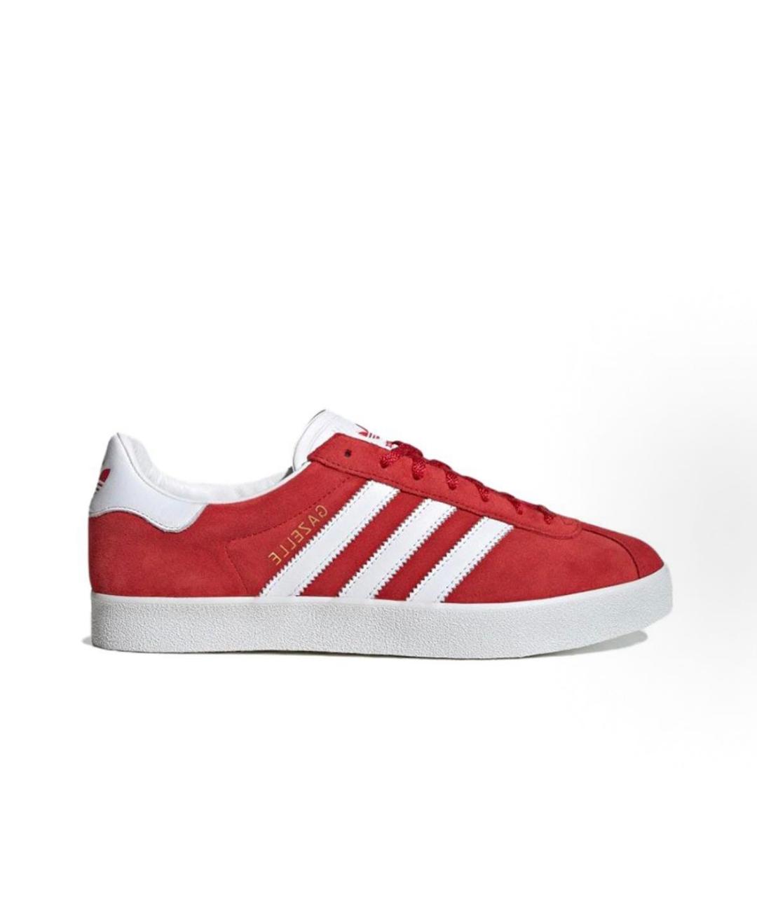 ADIDAS Красные замшевые низкие кроссовки / кеды, фото 7