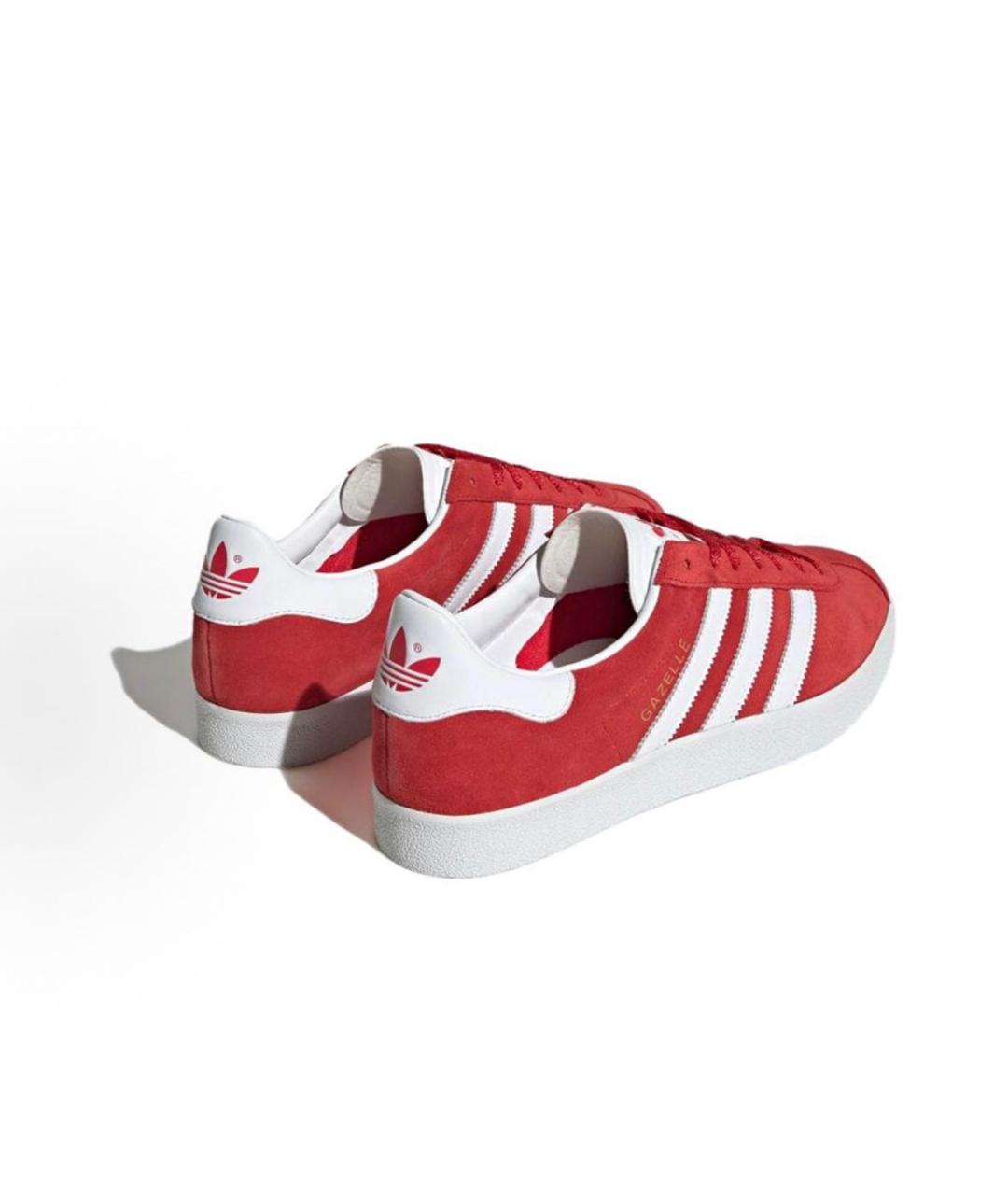 ADIDAS Красные замшевые низкие кроссовки / кеды, фото 4