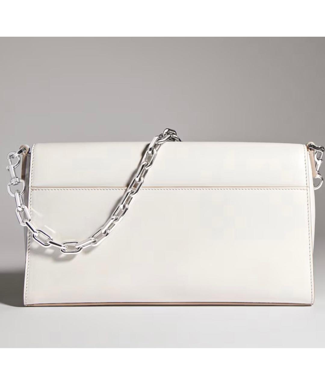GUCCI Белая кожаная сумка с короткими ручками, фото 5