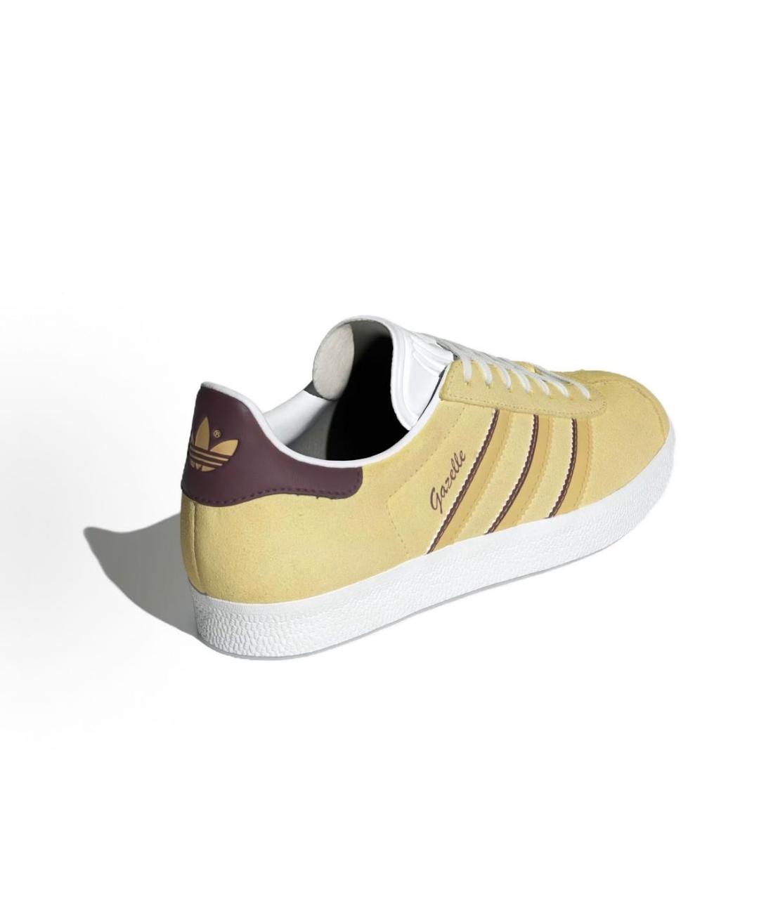 ADIDAS Бежевые замшевые низкие кроссовки / кеды, фото 4