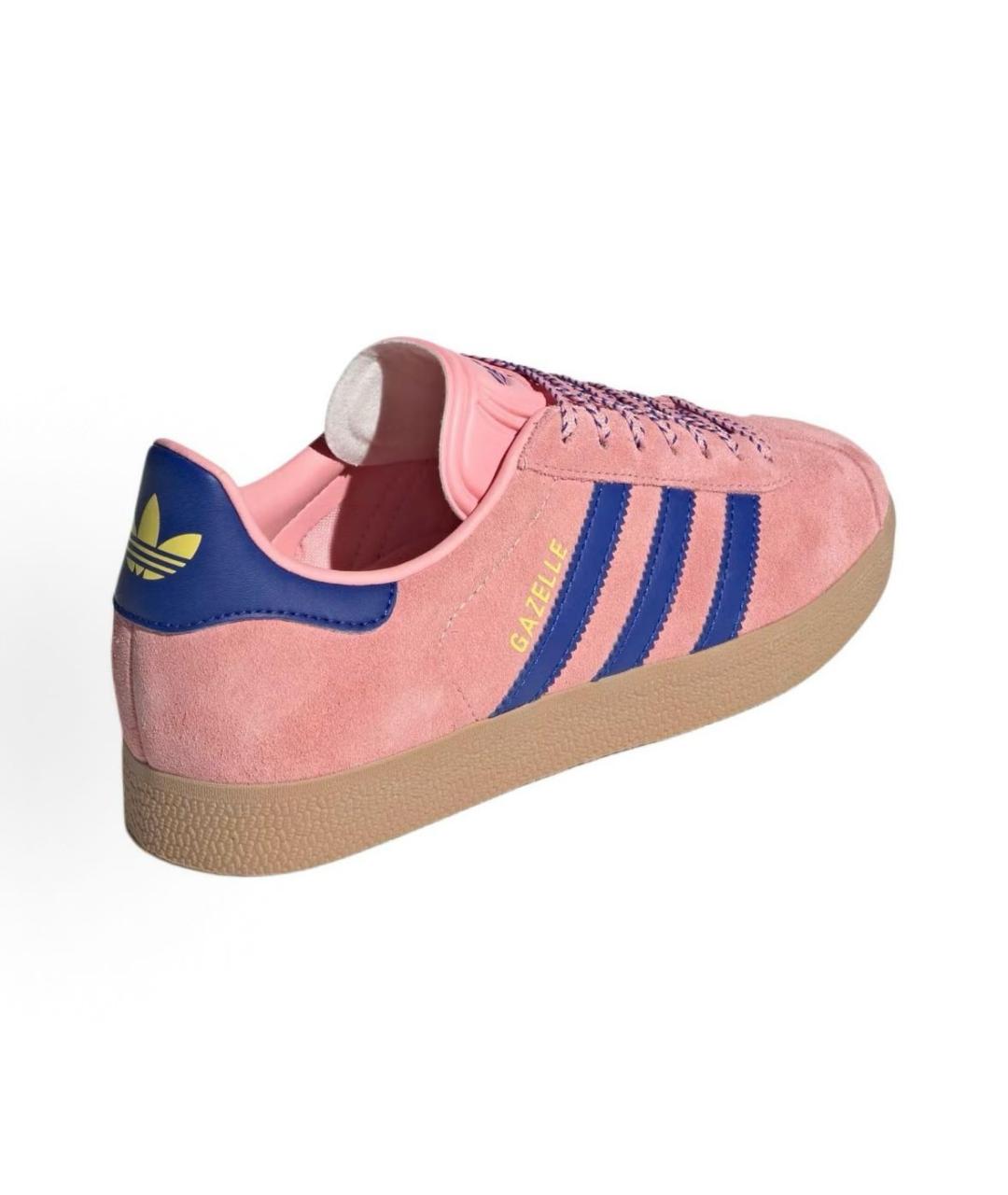 ADIDAS Розовые замшевые низкие кроссовки / кеды, фото 4