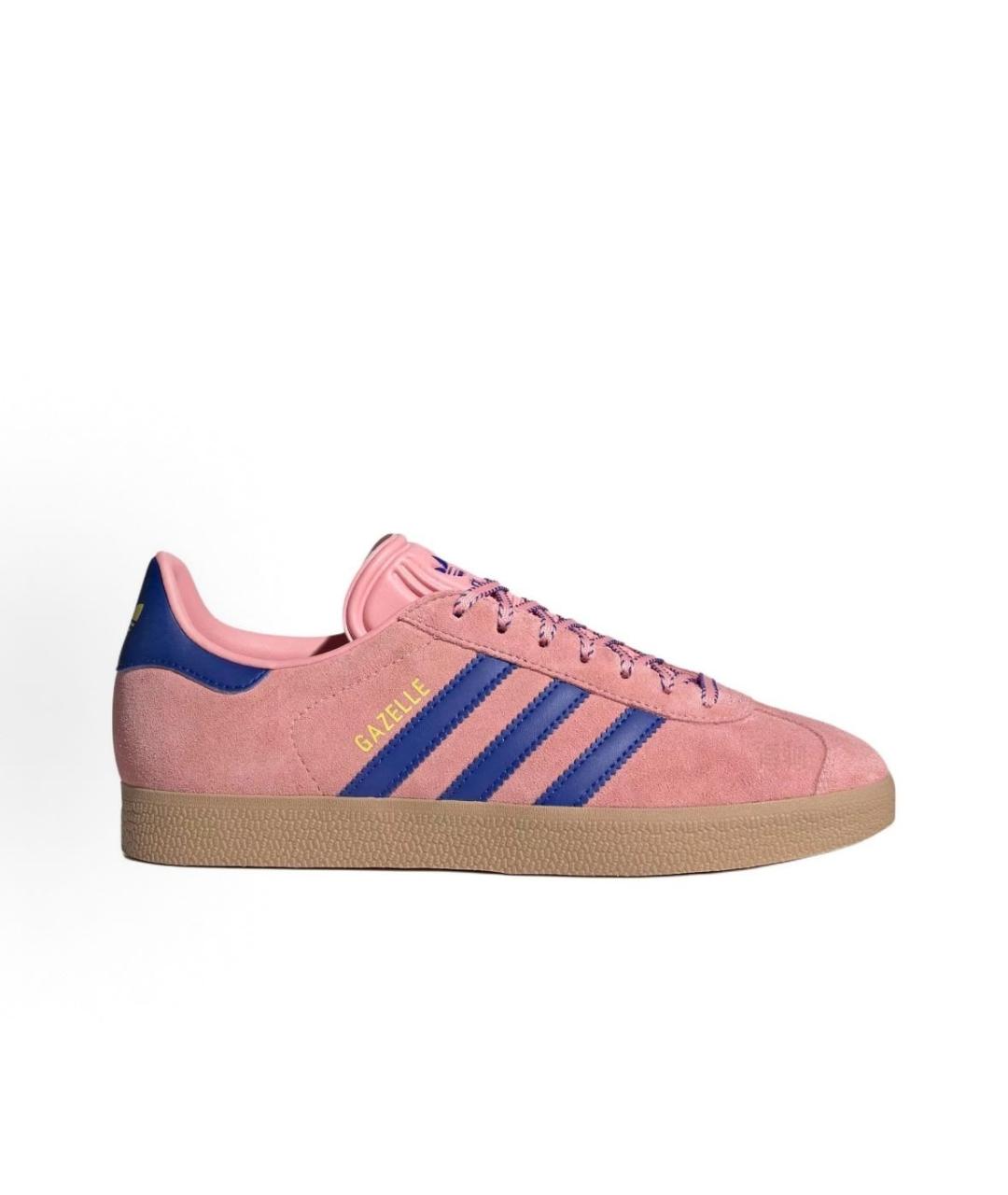 ADIDAS Розовые замшевые низкие кроссовки / кеды, фото 7