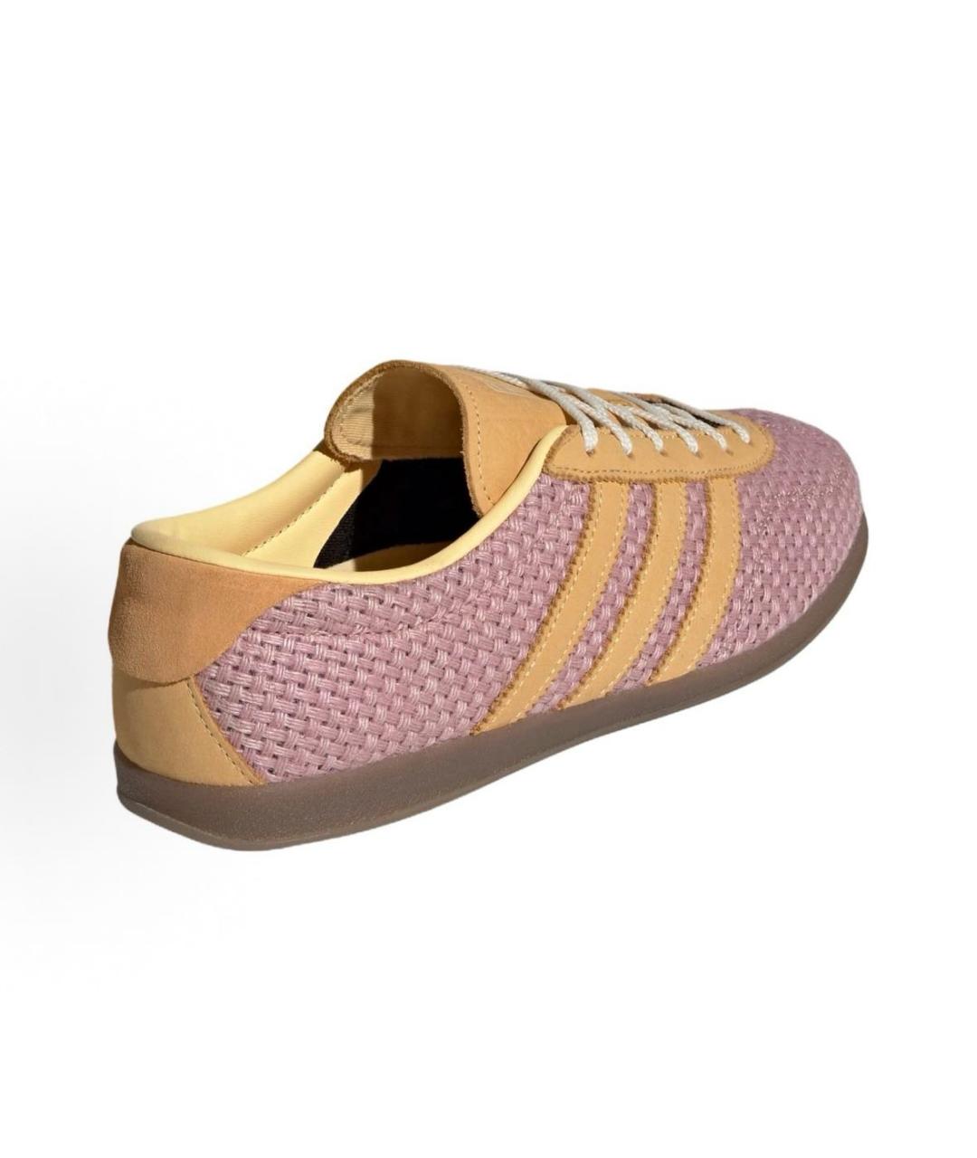 ADIDAS Розовые текстильные низкие кроссовки / кеды, фото 5