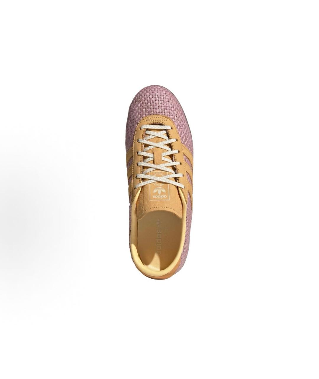 ADIDAS Розовые текстильные низкие кроссовки / кеды, фото 4