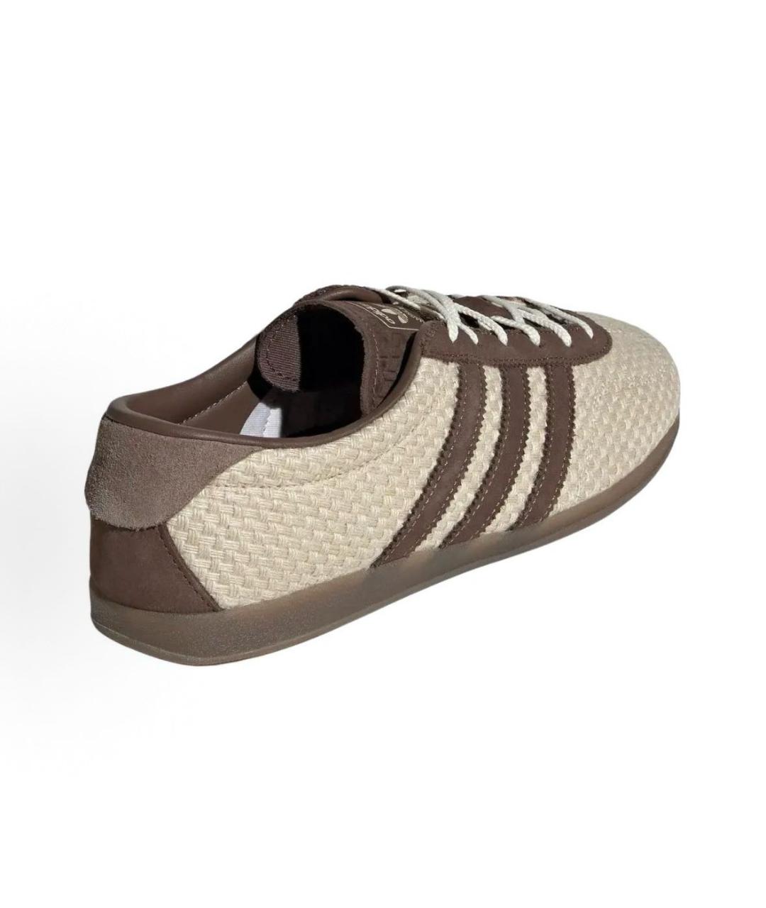 ADIDAS Бежевые текстильные низкие кроссовки / кеды, фото 4