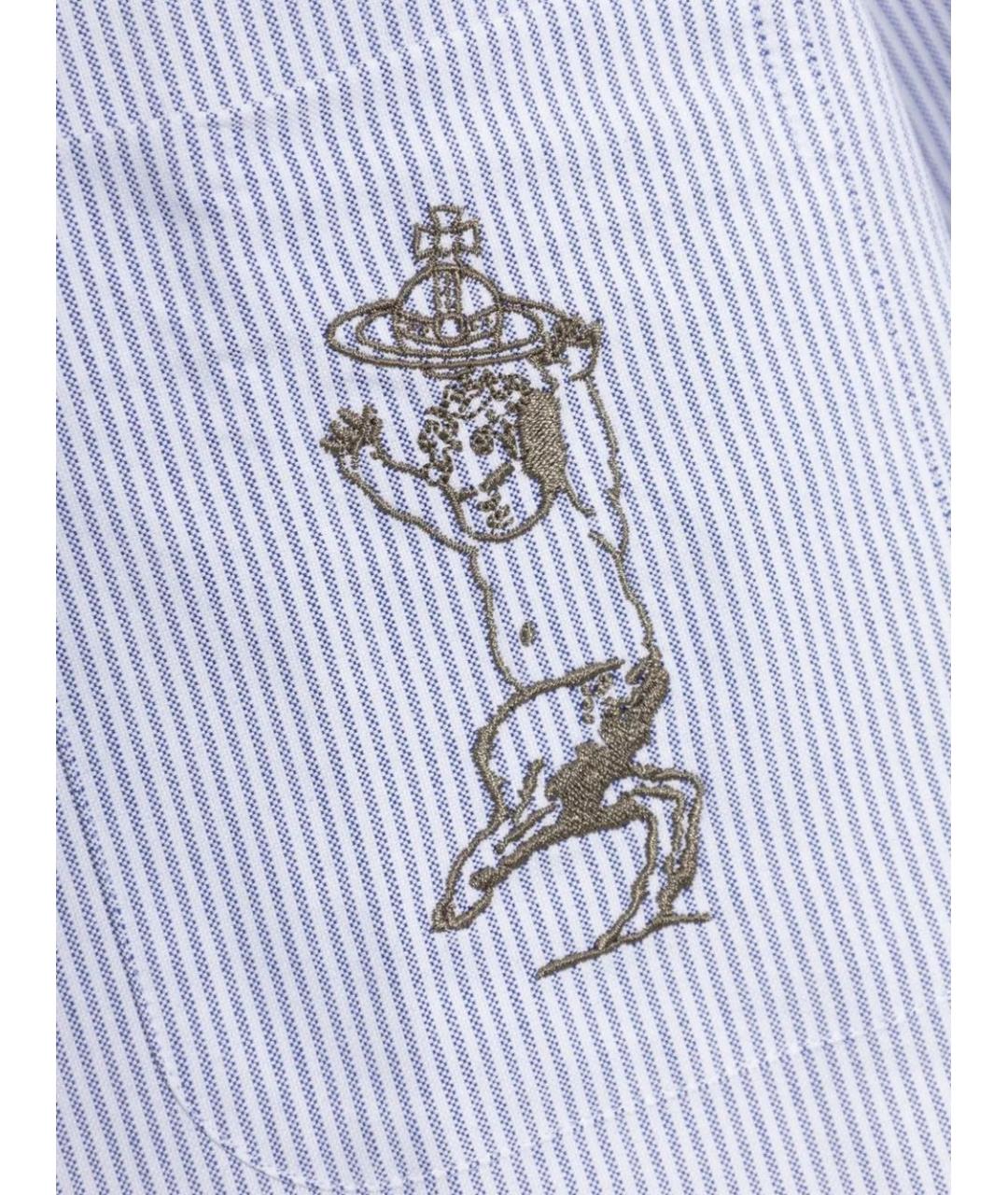 VIVIENNE WESTWOOD Голубая хлопковая кэжуал рубашка, фото 2