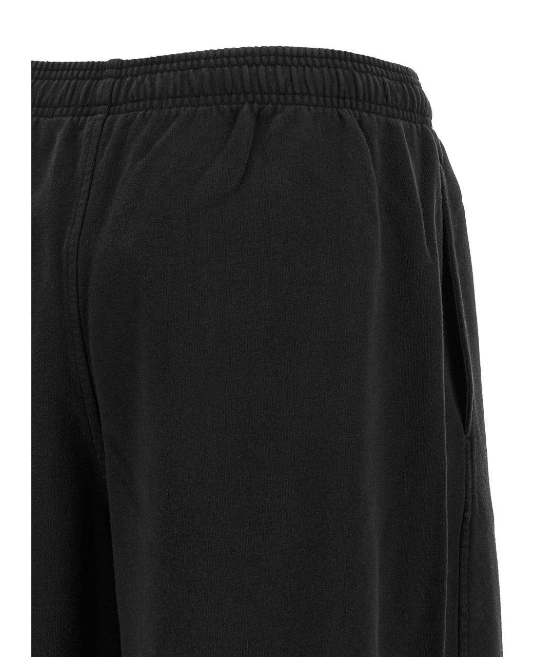 ALEXANDER WANG Черные хлопковые прямые брюки, фото 4