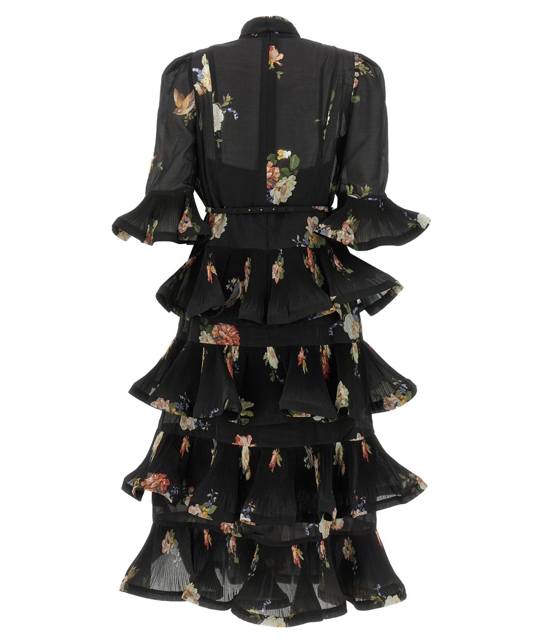 ZIMMERMANN Черное полиэстеровое коктейльное платье, фото 2