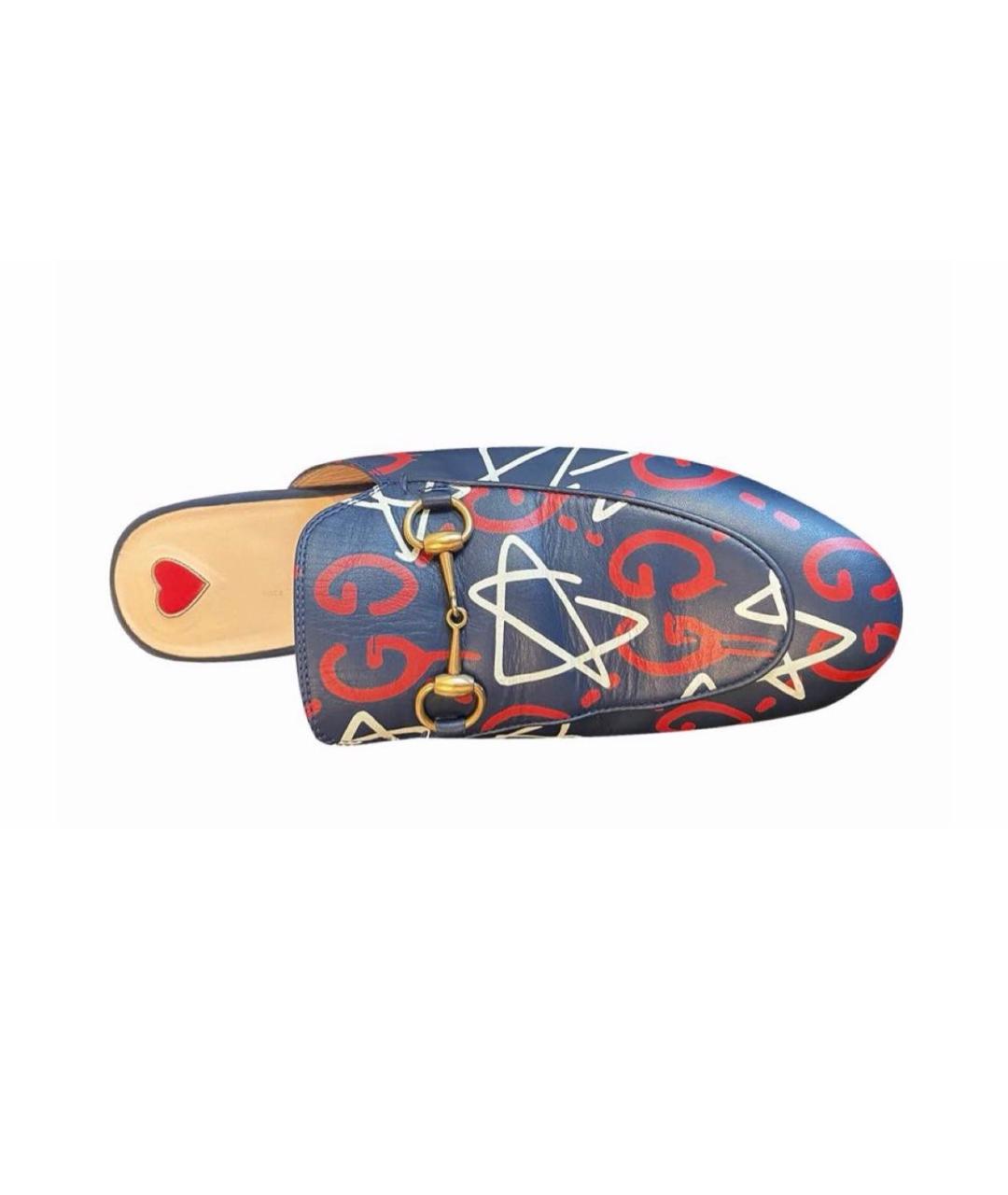 GUCCI Мульти кожаные мюли, фото 7