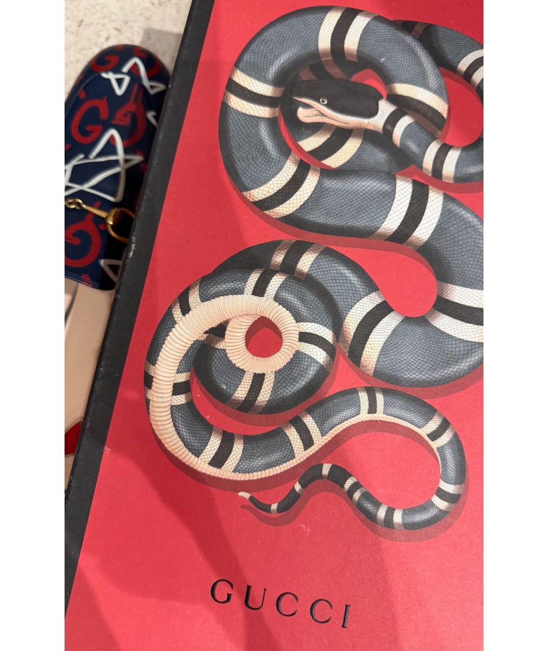 GUCCI Мульти кожаные мюли, фото 6