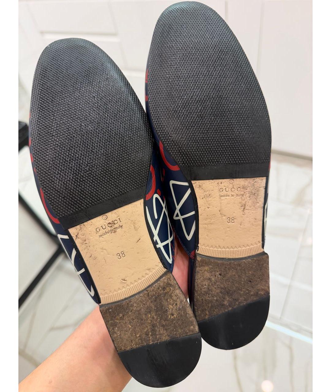 GUCCI Мульти кожаные мюли, фото 5